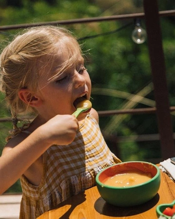 Oli & Carol Drewniana Miseczka dla Dziecka Arbuz