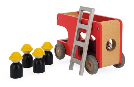 Straż pożarna drewniana Bolid 2+, Janod