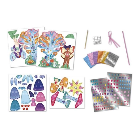 Janod Multizestaw kreatywny 11 dekoracji Wróżki Magic Fairies 5+