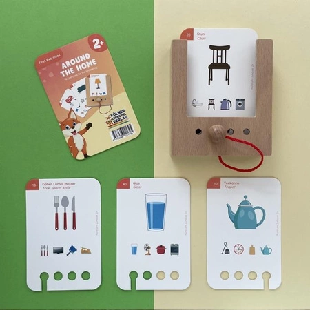 WiemTo Pudełko i 6 Zestawów Kart. Zestaw dla dzieci 2+