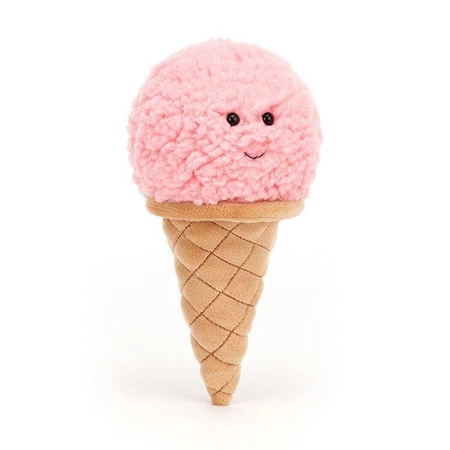 JellyCat Irresistible Ice Cream Strawberry -Lody truskawkowe 18x8 cm