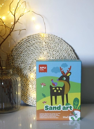 Zestaw artystyczny z piaskiem Apli Kids