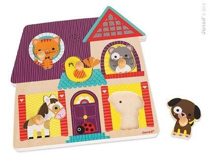 Puzzle muzyczne Moi mali przyjaciele, Janod