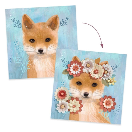 Zestaw artystyczny wyklejanki 3D - WIANKI DJ09454