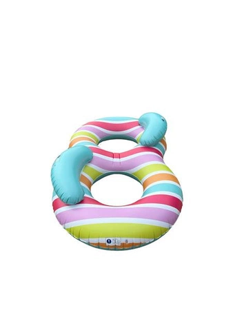 The Swim Essentials Podwójne koło do pływania 190 cm Rainbow 2023SE502