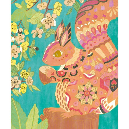 Zestaw kreatywny Złote kontury Ogród 6+, Janod