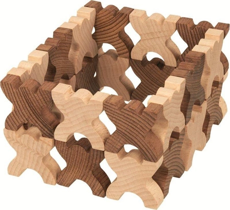 Drewniana gra Mały człowiek Eko 58717-Goki Nature, układanki dla dzieci