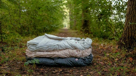 Lodger Wodoodporny zimowy śpiworek do wózka jasnobeżowy Taslon Birch