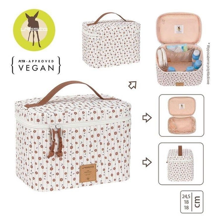 Lassig Casual Label Kuferek podróżny na akcesoria Flowers white