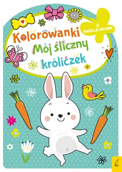 Mój śliczny króliczek. Kolorowanka z wykrojnikiem