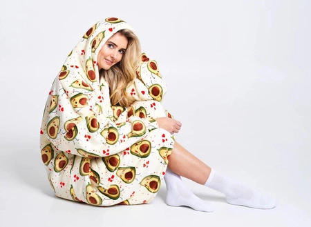 Bluza koc Oversize Awokado Cozy Noxxiez CH353