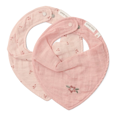 Little Dutch Apaszko-bandanka muślinowa - zestaw 2 szt. Blueberry Leaves & Sage