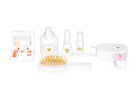 Toaletka dziecięca drewniana duża z lustrem dla dziewczynki