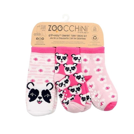 Zoocchini Skarpetki 3 Pary Panda 0-24M
