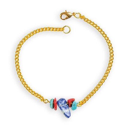 Zestaw kreatywny do tworzenia biżuterii z kamieniami przynoszącymi szczęście 8+, Janod