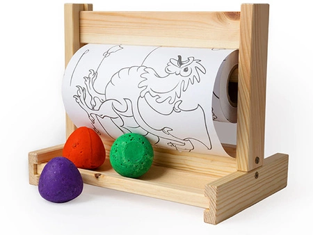 Stojak na kolorowankę w rolce mały COLORESCA