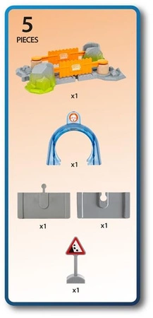 BRIO Smart Tech Zabawka Przejazd Kolejowy Uwaga Niebezpieczeństwo