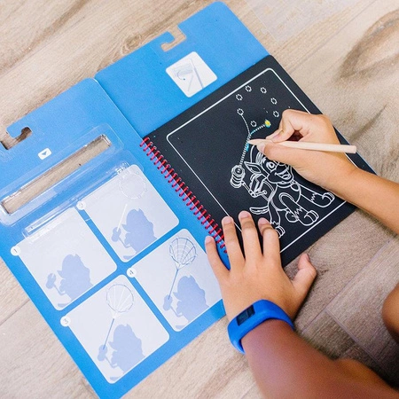 Zdrapywanki z rysikiem Psi Patrol Scratch Art Pad – Marshall Melissa and Doug 33261