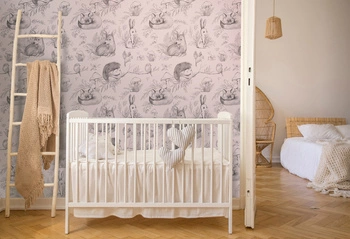 Deer & Friends Rose Tapeta Malumi