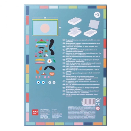 Magnetyczna układanka Apli Kids - Twarze