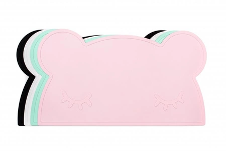 Silikonowa podkładka Miś We Might Be Tiny - Minty Green