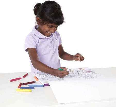 Kolorowanka Jumbo Konie, Kwiaty, Serduszka 14225-Melissa & Doug, kolorowanki