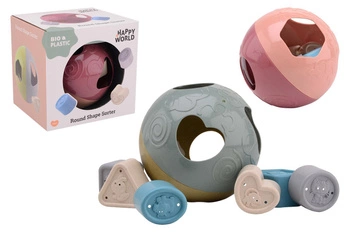 Sorter kształtów piłka BIOplastik Happy MINT 18m+