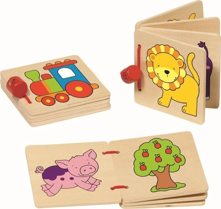 Książeczka dla malucha z obrazkami, goki