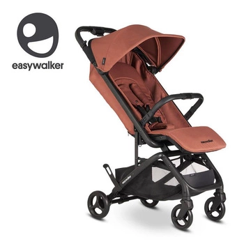 Easywalker Miley² Kompaktowy wózek spacerowy z torbą transportową  Sunset Red