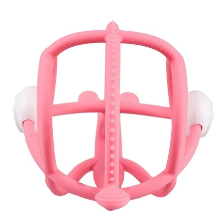 Mombella Gryzak z Grzechotką Ślimak Pink Nowy