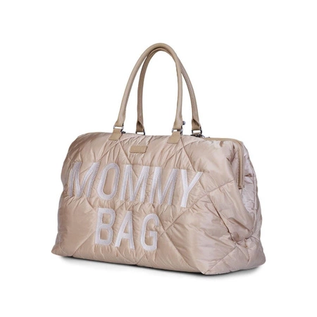 Childhome Torba Mommy Bag Pikowana Beżowa
