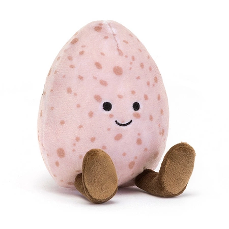 JellyCat Jajko z Piegami Różowe 10 cm