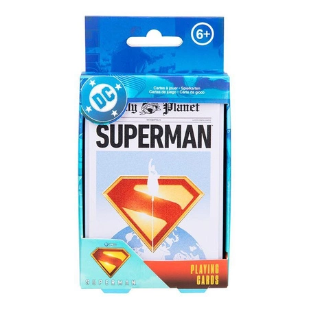 Superman Playing Cards in a Tin / Superman karty do gry w ozdobnej puszce