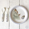 Zestaw naczyń i sztućców dla dziecka, 5 el., Ernest i Celestyna | Petit Jour Paris®
