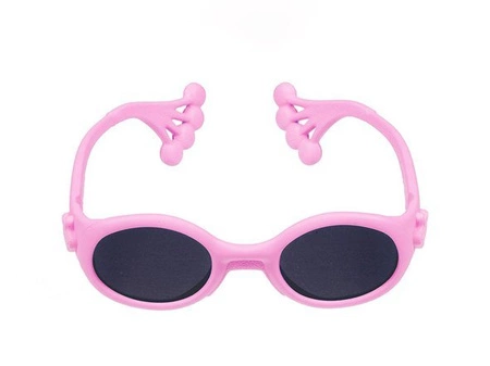 Okulary przeciwsłoneczne dla dzieci Pink 6m+ ANIMAL SUNGLASSES