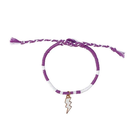 Zestaw kreatywny do tworzenia biżuterii Tęczowe bransoletki 30 szt. 8+, Janod