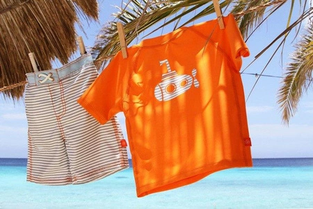 Lassig Spodenki do pływania z wkładką chłonną Small Stripes UV 50+