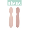 Beaba Zestaw 2 silikonowych pierwszych łyżeczek-gryzaków Cotton candy/sorbet