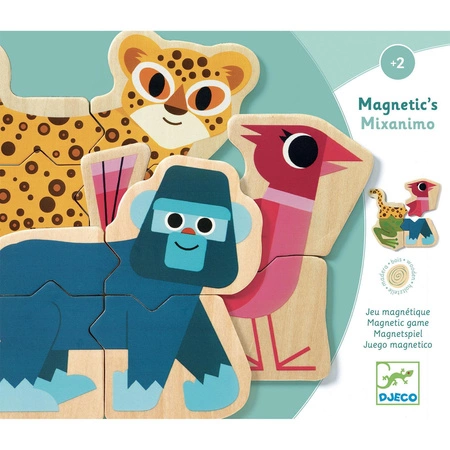 Magnetyczne puzzle drew.zwierzątka 4 elem. DJ03126
