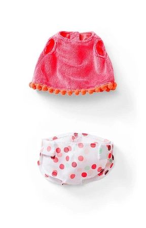 LILLIPUTIENS Lalka dzidziuś w gondoli z przytulanką i butelką mleka Louise 9 m+