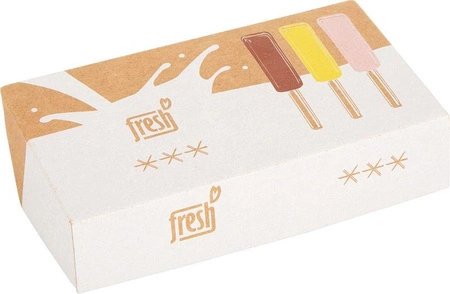 Drewniane lody na patyku do zabawy w sklep kuchnię Fresh Small Foot 12351