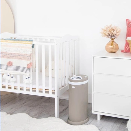 Ubbi Stalowy Kosz na Pieluchy Matte Taupe