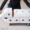 MODU Explorer kit 8in1 - Kreatywne klocki rozwijające motorykę dużą, czerwony