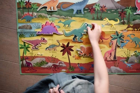 Auzou Zestaw magnesów 35 szt. Dinozaury 4+ 62513