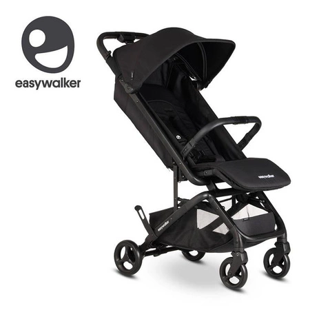 Easywalker Miley² Kompaktowy wózek spacerowy z torbą transportową Shadow Black