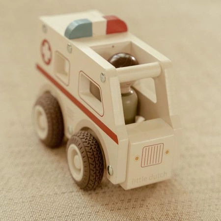 Little Dutch Zestaw aut Karetka, Policja, Wóz strażacki LD4388