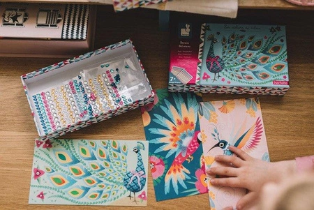 Zestaw artystyczny Czarodziejskie cyrkonie Piękne ptaki 7+, Janod