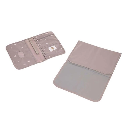 Lassig Casual Label Przewijak podróżny z etui na akcesoria Blocks taupe