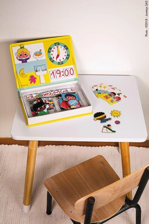 Magnetyczna układanka Uczę się zegarka Magnetibook, Janod