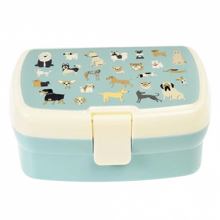 Lunchbox z tacką dla dzieci, psy